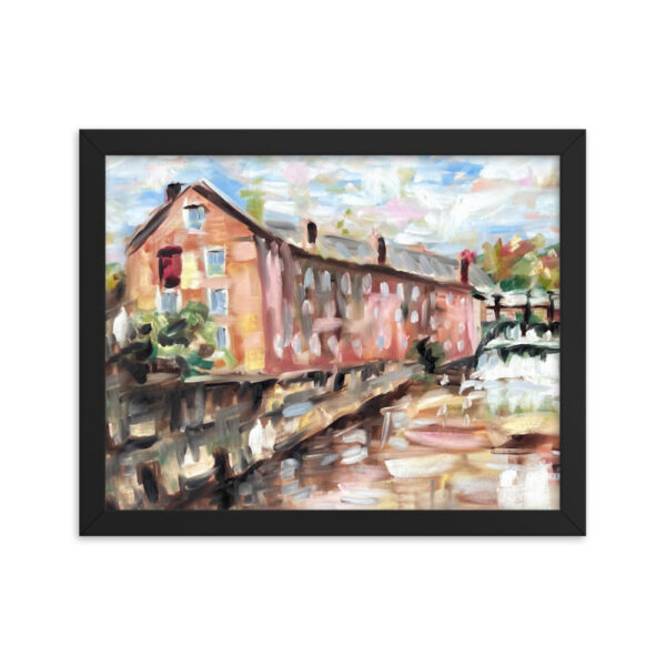 "Cotton Gin" Mill Framed Print - Image 3