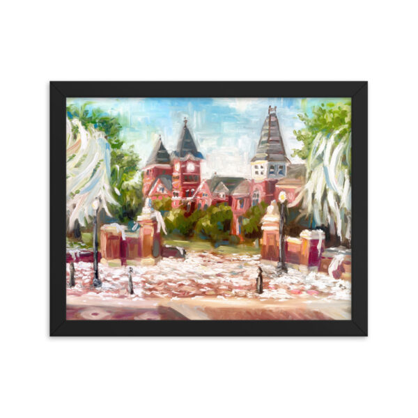 Auburn's “Toomer's Corner” Framed Art Print - Image 3