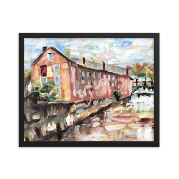 "Cotton Gin" Mill Framed Print - Image 4