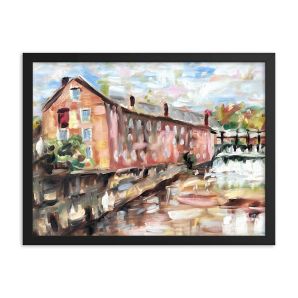 "Cotton Gin" Mill Framed Print - Image 5