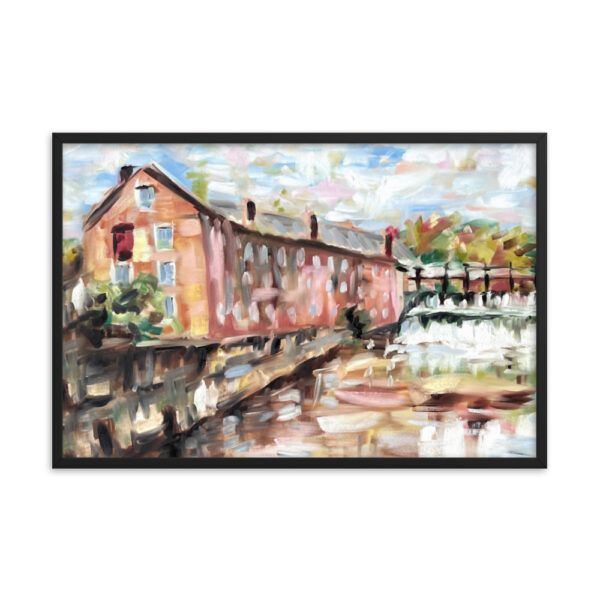 "Cotton Gin" Mill Framed Print - Image 6
