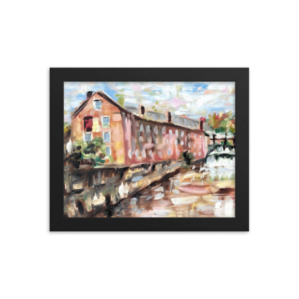 "Cotton Gin" Mill Framed Print - Image 2