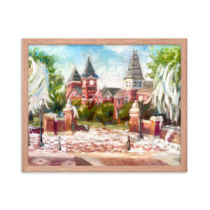 Auburn's “Toomer's Corner” Framed Art Print