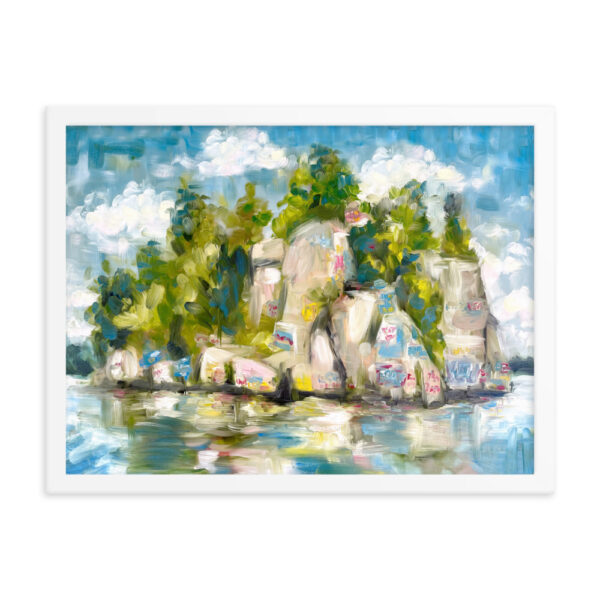 Lake Martin's “Chimney Rock” Art Framed Print - Image 12